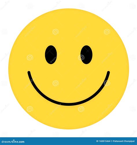 Smiley Face. Happy Smiley Emoji Vector Yellow Stock Illustration ...