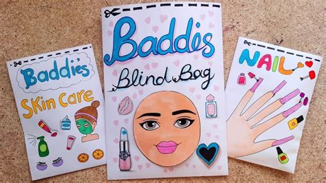 Roblox skincare baddies Blind bag Paper 💅 ASMR 💖 satisfying opening ...