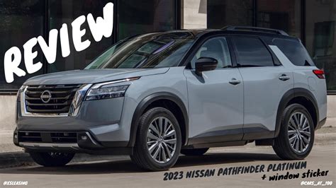 2023 NISSAN PATHFINDER PLATINUM 4WD REVIEW -- BEST IN CLASS 3 ROW SUV ...