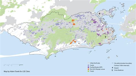 Map Of Rio De Janeiro Favelas