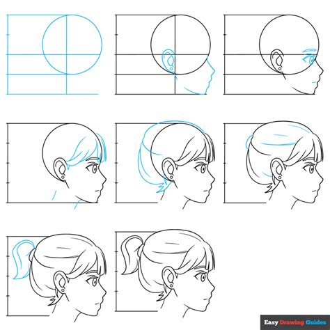 Anime Shijuku Ryu Easy Face Bust-up Drawing Technique With The ...