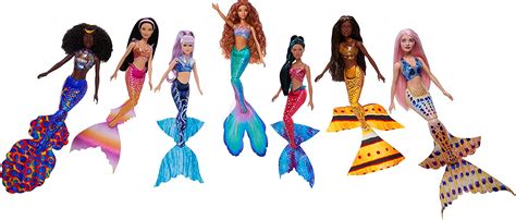 Disney The Little Mermaid live action Ultimate Ariel Sisters 7-Pack ...