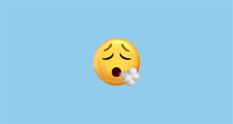 😮‍💨 Face Exhaling Emoji on Twitter Emoji Stickers 13.1