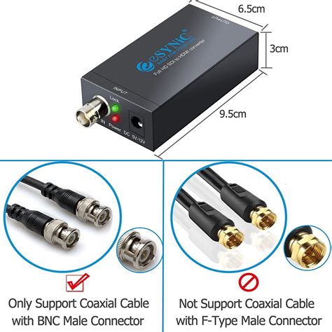 Best Converter to Convert Coax Cable to HDMI - Techilife