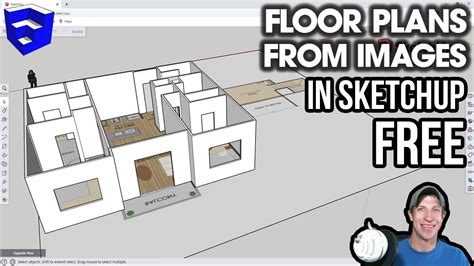 How To Draw A Floorplan In Google Sketchup | Floor Roma