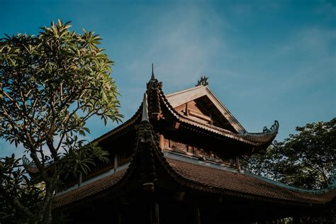 Pagoda Roof Against the Sky · Free Stock Photo