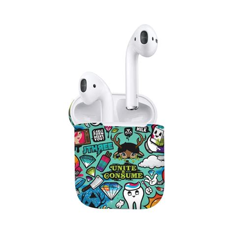 Airpods Bluesketch skins