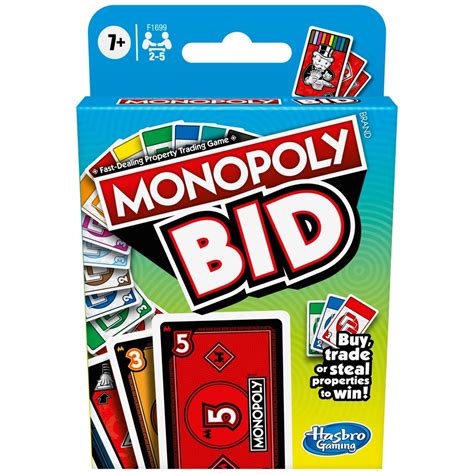 Monopoly Quick-Playing Bid Card Game | Smyths Toys UK