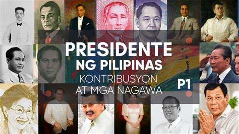 Mga Pangulo ng Pilipinas: Kontribusyon At Mga Nagawa (Unang Bahagi ...