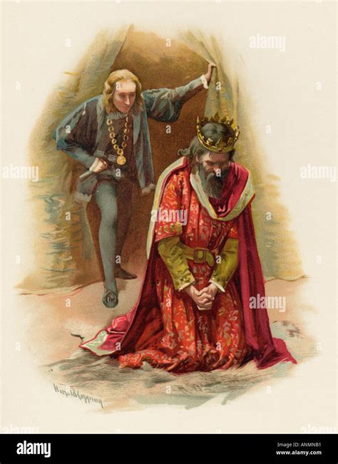 Hamlet And Claudius Stock Photo - Alamy