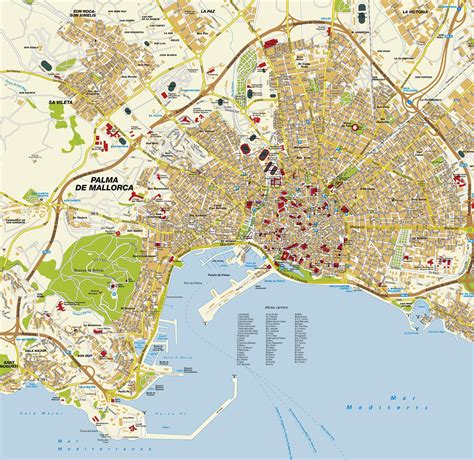 Large Palma de Mallorca Maps for Free Download and Print | High ...