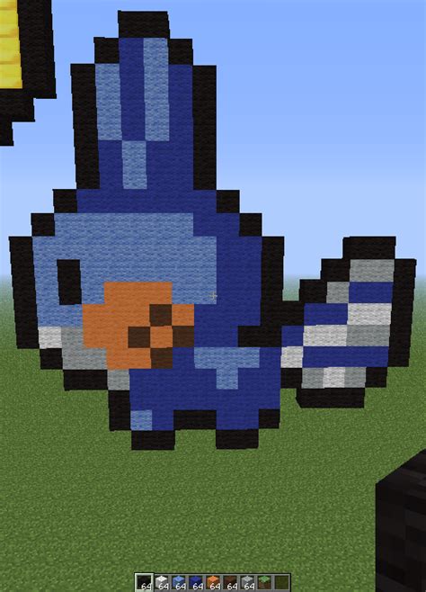 Minecraft Mudkip Pixel Art by Ohmy2334 on DeviantArt