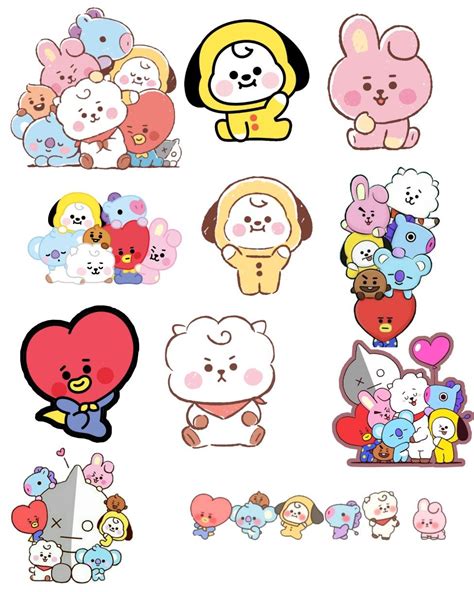 Bt21 sticker printable Shop this at instagram @the_purpleoceanshop at ...