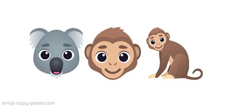 Copy Mammals Emojis 🐨🐵🐒 (emoji 👉 copy 👉 paste)