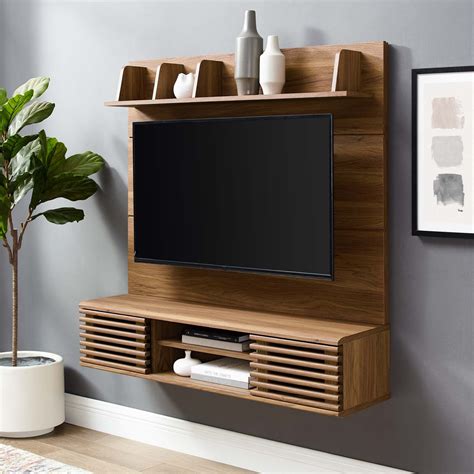 Render Wall Mounted TV Stand Entertainment Center-EEI-3864-WAL ...