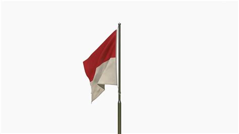 Animated Indonesia Flag 3D Model - TurboSquid 1797654