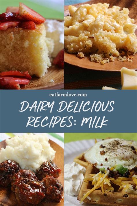 Dairy Delicious Recipes: MILK | Recipes, Yummy food, Cooking recipes