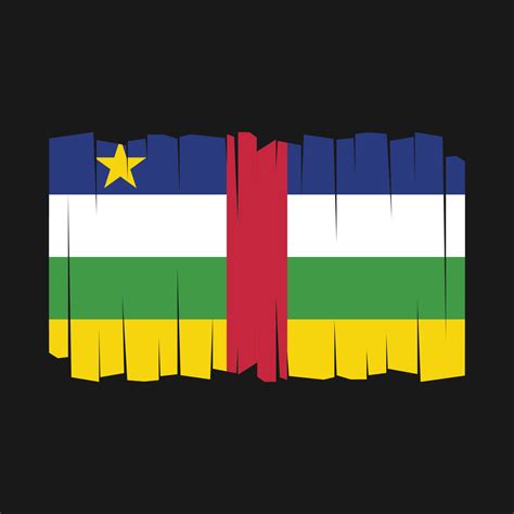 Central African Flag Vector 21932482 Vector Art at Vecteezy