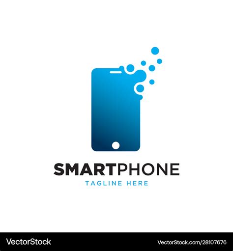 Smartphone logo Royalty Free Vector Image - VectorStock