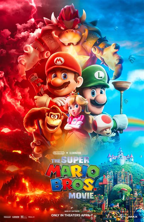 The Super Mario Bros Movie 2023 Poster | Poster By Fastpacer