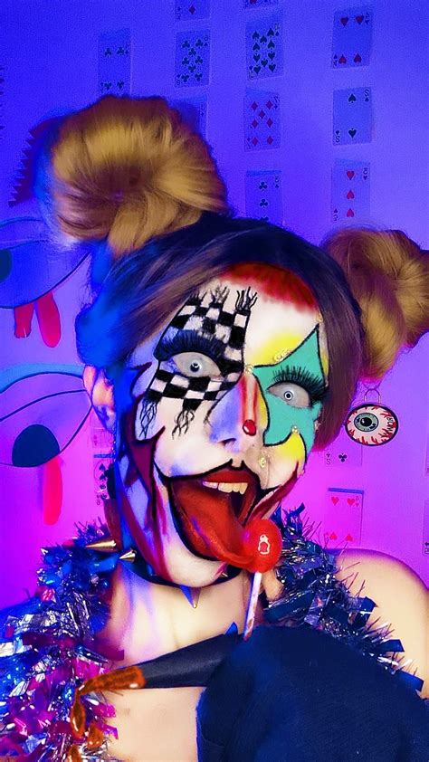 Birthday clown | Schminken halloween, Halloween make up schminken ...