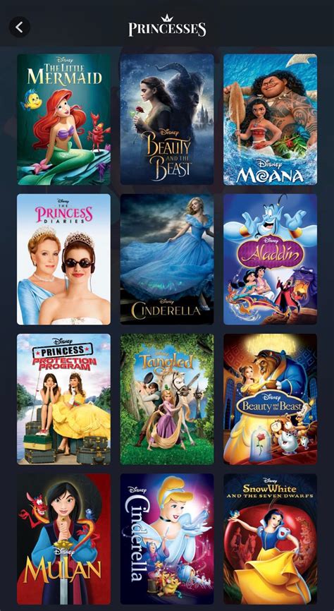 Everything Princess So Far on Disney+