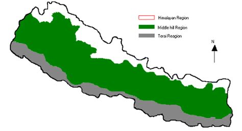 Nepal Terai Region Map