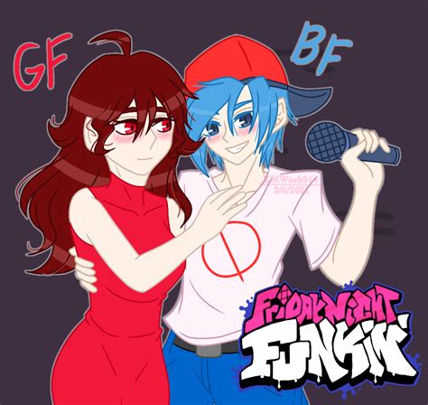 FNF Boyfriend and Girlfriend by KMWeeb914 on DeviantArt | Friday night ...