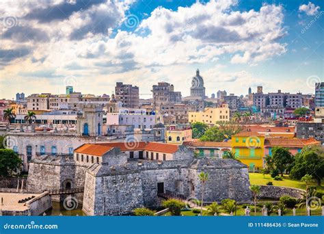 Havana, Cuba Old Town stock photo. Image of landmark - 111486436