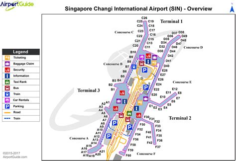 Map of changi airport terminal 1