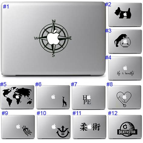 Apple Macbook Laptop Decal Sticker Cool Fun Cute Logo Symbol Graphics ...