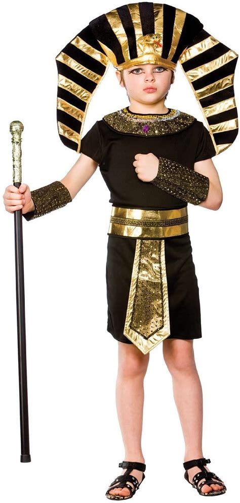 (L) Boys Egyptian Pharaoh Costume for Ancient Historic Fancy Dress Kids ...