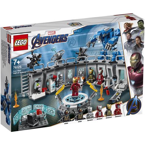 LEGO Marvel Avengers Iron Man Hall of Armor Lab Set (76125) Toys - Zavvi US