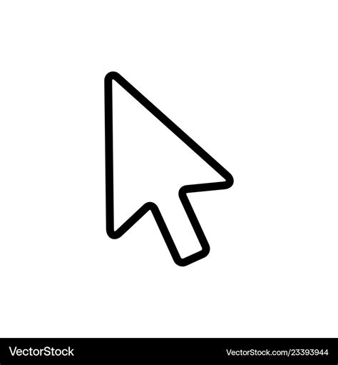 Cursor icon Royalty Free Vector Image - VectorStock