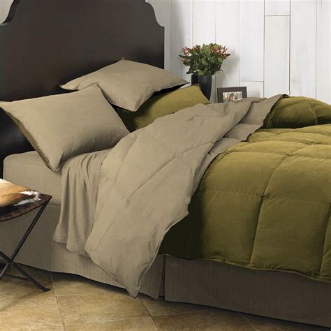 Columbia Olive Green 3-piece Down Alternative Comforter and Sham Set ...