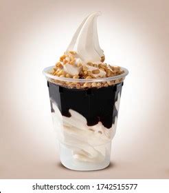 Sundae Chocolate Syrup Ice Cream Stock Photo 1742515577 | Shutterstock