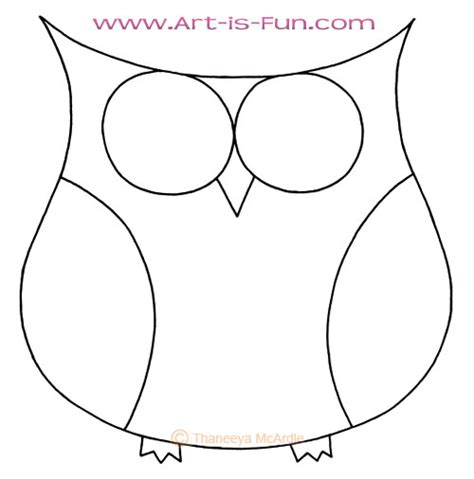 How to Draw an Owl: Learn to Draw a Cute Colorful Owl in this Easy Step ...