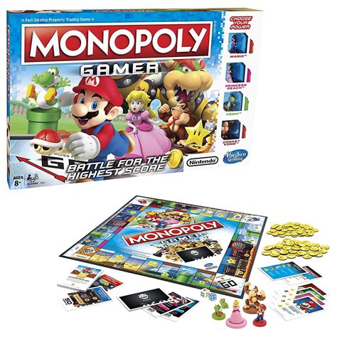 Monopoly Gamer, Features Nintendo's Super Mario characters By Hasbro ...