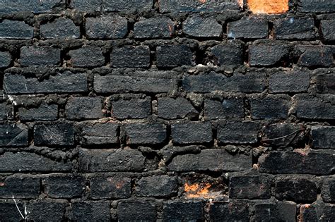 Black wall brick, texture HD wallpaper | Wallpaper Flare