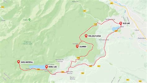 Triglav National Park Map