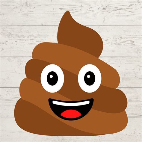 Buy Poop Emoji Svg, Poop Svg, Poop Clip Art, Poo Emoji Clip Art, Poo ...