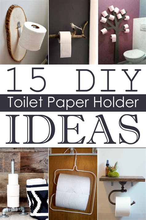 15 DIY Toilet Paper Holder Ideas