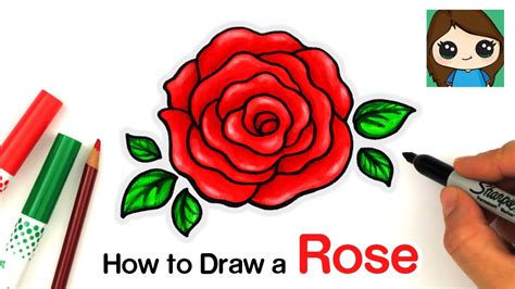 How To Draw A Rose In Full Bloom - Theatrecouple12