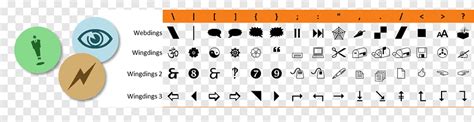 Wingdings 2 Character Map