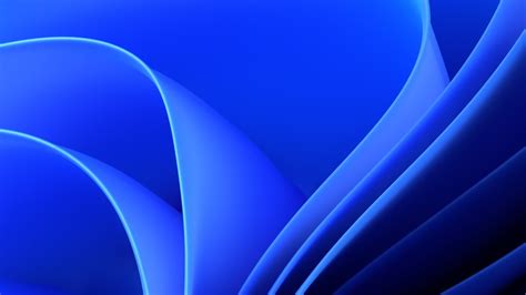 Windows 11 Wallpaper 4K, Blue, Stock, Official