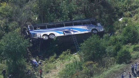 One dead and dozens injured after bus crash in New York State | US News ...