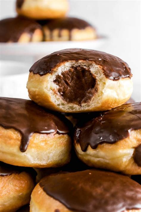 Chocolate Cream Filled Donuts