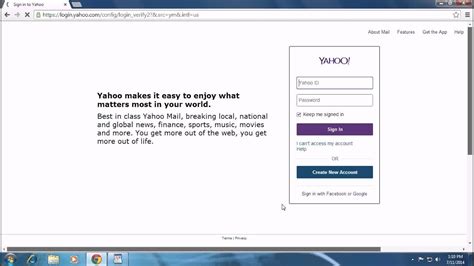 Yahoo mail sign up - maniamyte