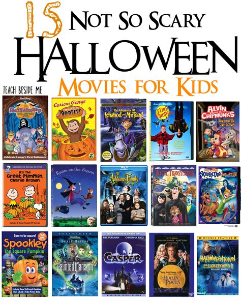 38 Not So Scary Halloween Movies for Kids - Teach Beside Me