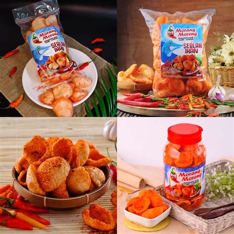 Aneka Keripik Pedas & Produk Cemilan Morang Moreng Snack